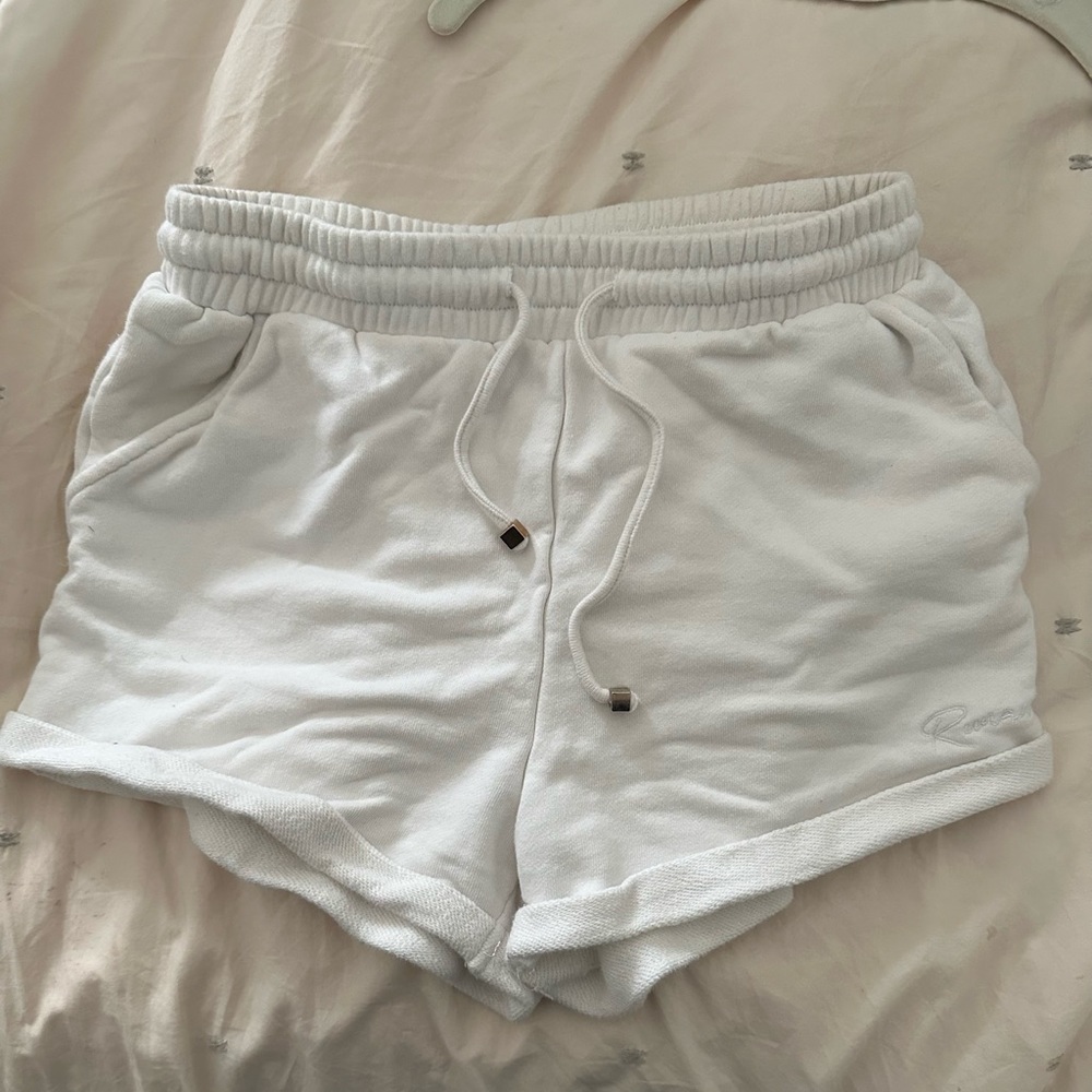 Cozy sweat shorts for sleeping, lounging, hanging around.